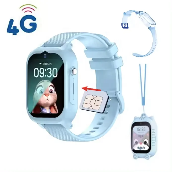 Q19 Kids smartwatch rohs ce 4g Global Positioning System smartwatch simkaart SOS video-oproep informatie jongens en meisjes