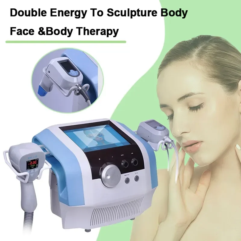 Máquina de escultura corporal portátil con ultrasonido y RF de un solo polo, tratamiento de eliminación de estiramiento facial y adelgazamiento corporal, BBL, 240W