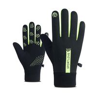 Convenient Thermal Fleece Winter Gloves Cold Resistance Thicken Ski Gloves Winter Warm Windproof Driving Mittens for Woman Man