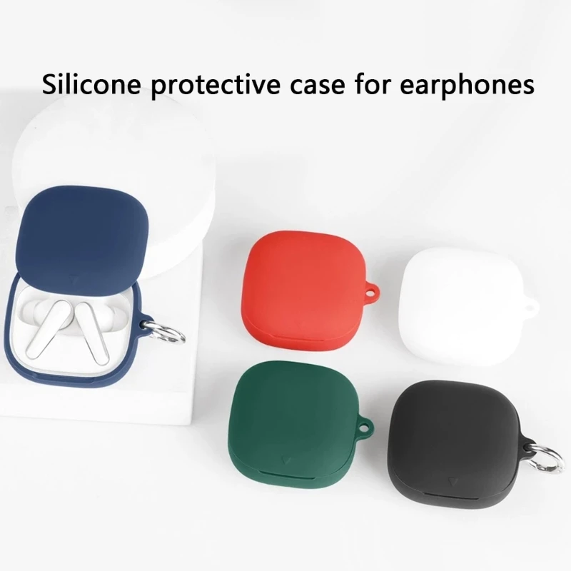 Flexible Soft Silicone Protector Case Housing For Anker Soundcore Liberty 5 Earbud Shockproof Cover Scratch Resistant Sleeve
