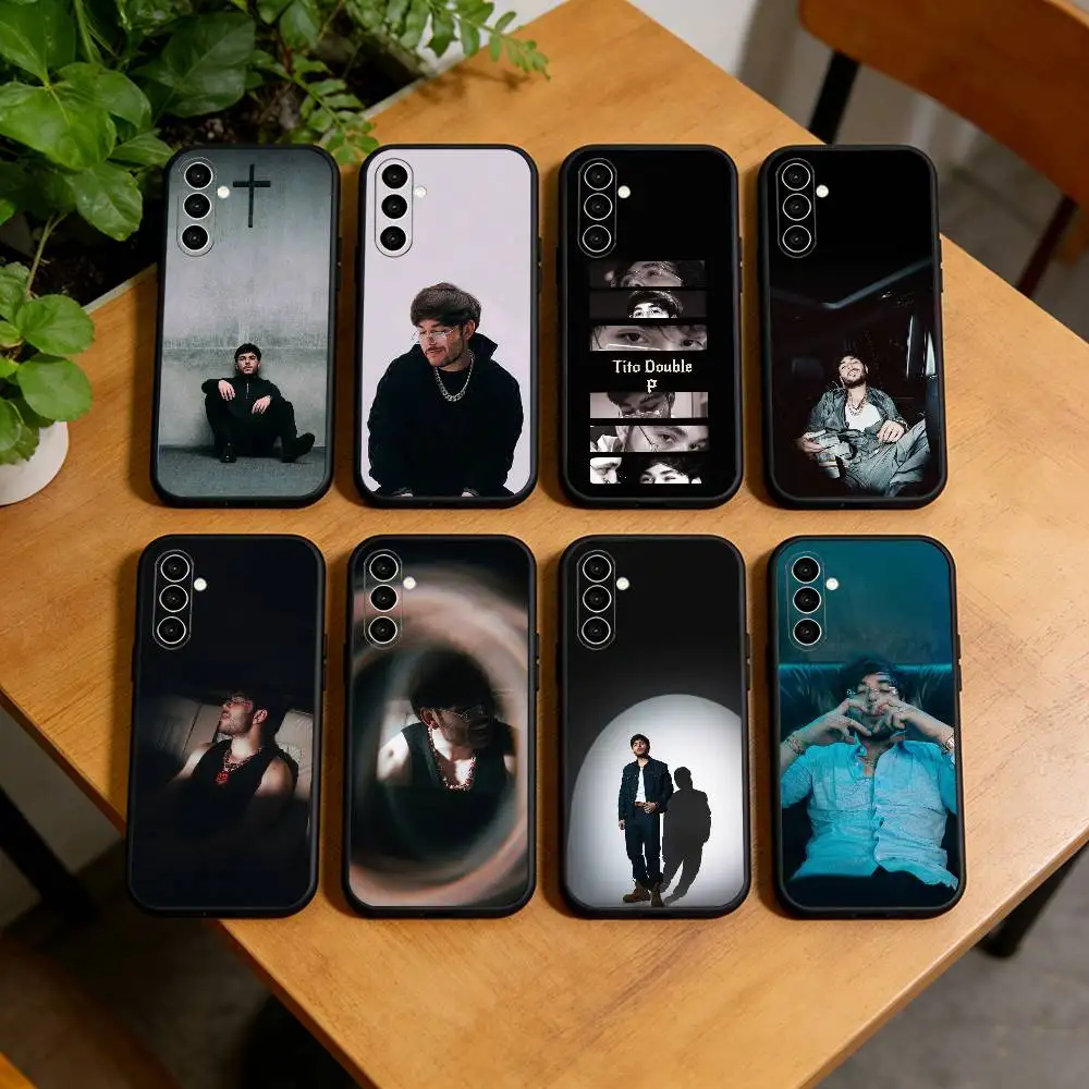 S-Singer T-Tito Double P  Phone Case For Samsung Galaxy A73,A72,A71,A70,A53,A52,A51,Others Soft Black Cover