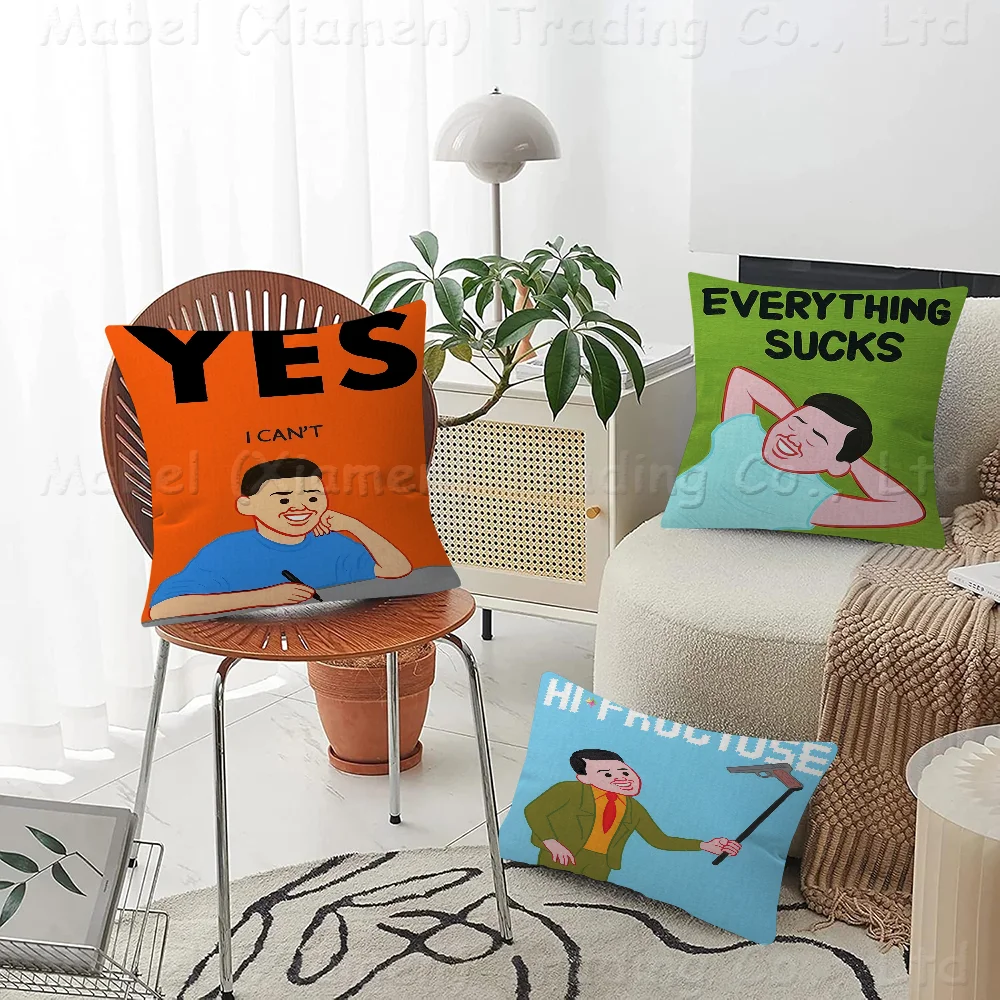 

Joan Cornella Stitch Lucky Dragon Pillow Cover Sofa Cushion Cover Home Room Decoration Children Gift