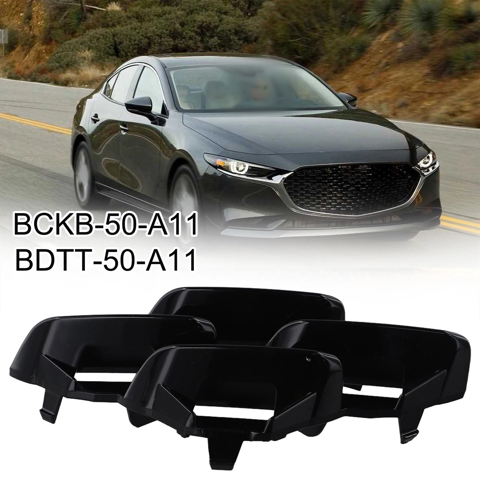 Newest Sale Front Bumper Cover Towing Cover For Mazda 3 2019-2022 BDTT-50-A11 Direct Replacement Car Accessories