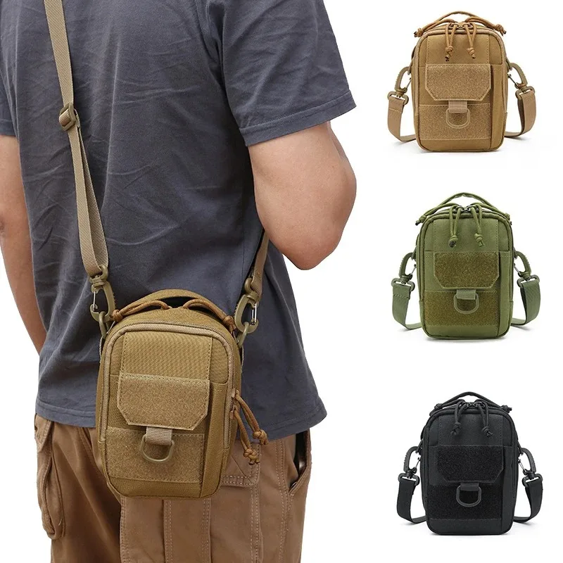 Mochila Molle Tática ao ar livre, Bolsa de cintura com cinto, Bolsa de cintura masculina, Sports Running and Travel, Bolsa de cintura, Bolsa de
