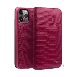 Qialino Genuine Leather Flip Phone Case For Iphone 17 Air 16 15 13 14 Pro Max Real Cow Skin Wallet Card Holder Cover Lady Girl