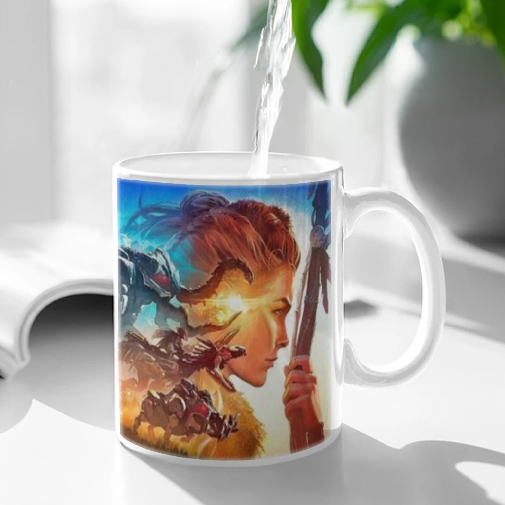 Horizon Zero Dawn Coffee Mug Tea Cup 11oz Coffee Cup Funny Birthday Gifts for Women and Men Ceramic Mug Personalized Cup