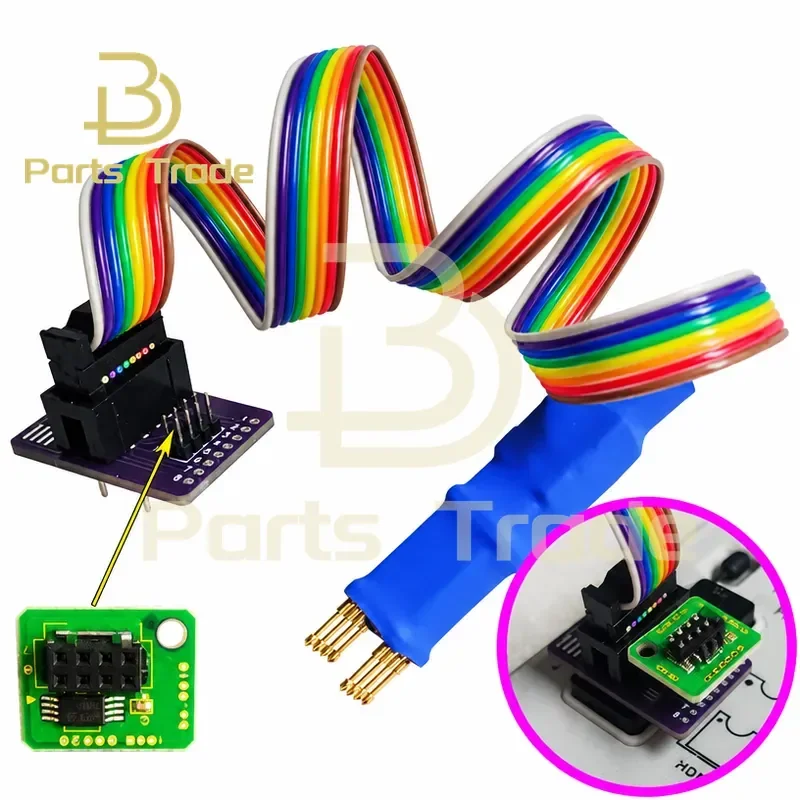 7.62mm Pad Probe DIP8 for Xerox Printer Copier Code Chip Reading and Writing Board 2.54mm