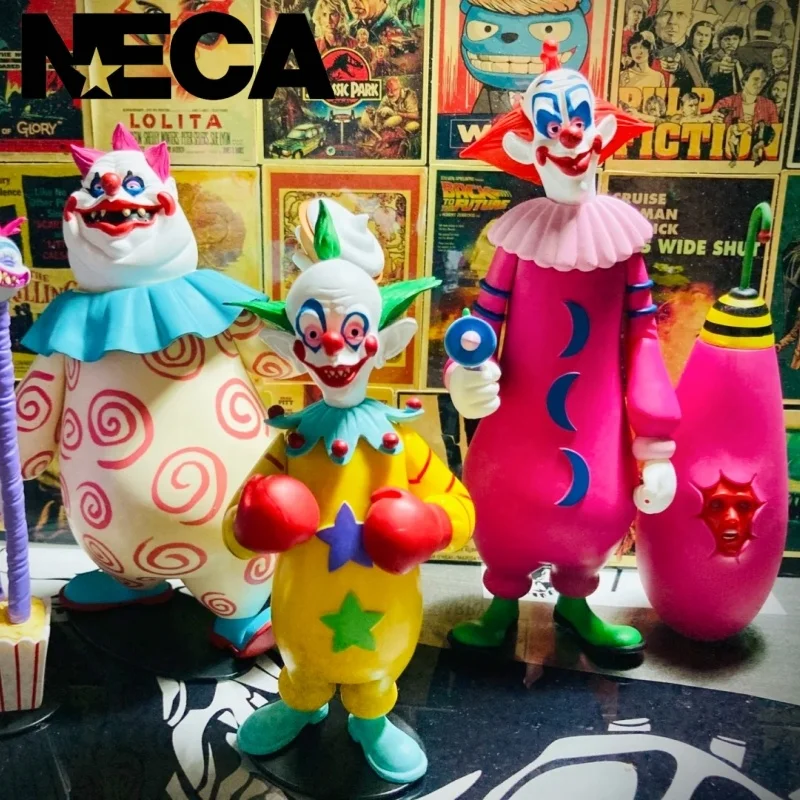 

Neca 1990 Animated Films Anime Figures Killer Klowns From Outer Space Action Toys Pvc Room Decoration Christmas Gift For Kids