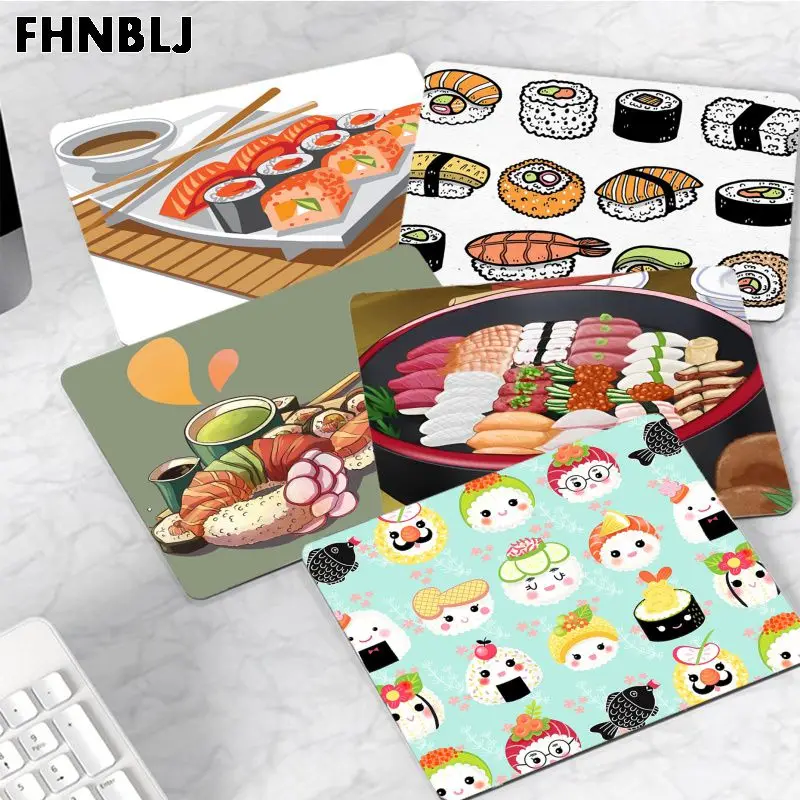 

Sushi Rubber Small Cabinet Gaming Computer Laptop Desk Mat Mouse Pad Mouse Mat Notbook For PC Desk Pad