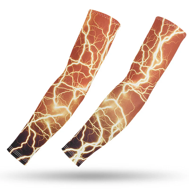 Szybkie suche ramię opaska kompresyjna koszykówka kolarstwo Arm Warmer lato działa UV ochrona przeciwsłoneczna Armguards osłona przeciwsłoneczna mankiet