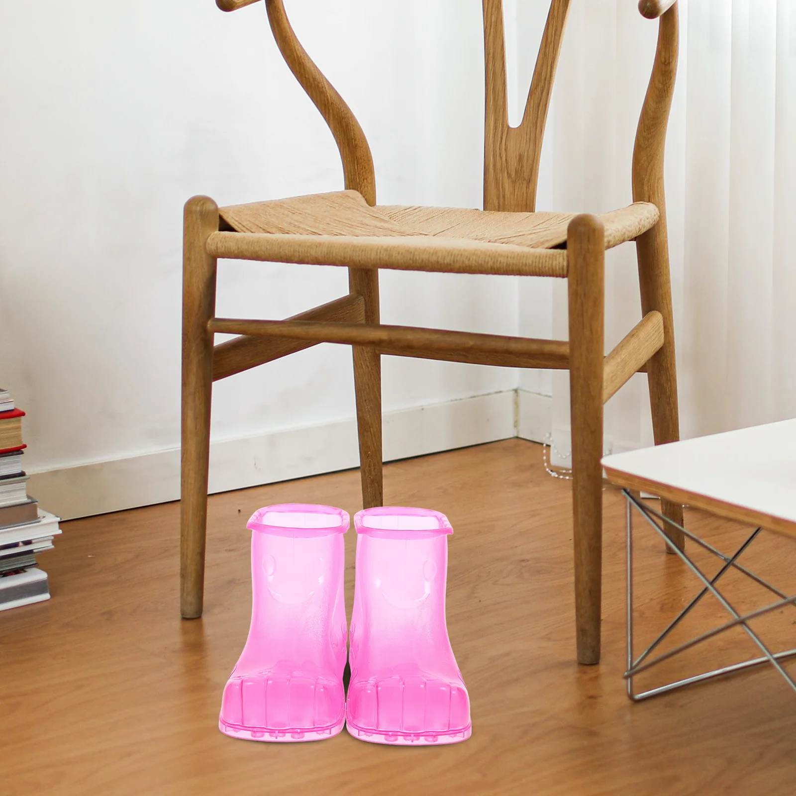 

1 Pair Bath Rosy Pvc Massage Shoes For Home Use Foot Soak Footwear Health Preservation Tool Household Foot Care Soaking Shoes