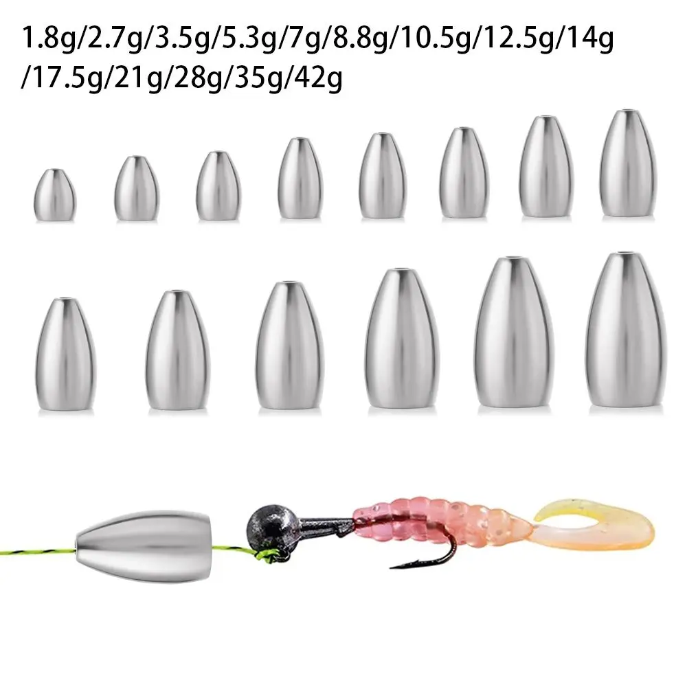 Drop Shot Weights Additional Weight Waist drum Quick Release Casting Hook Connector Line Sinkers Fishing Tungsten fall Sinker