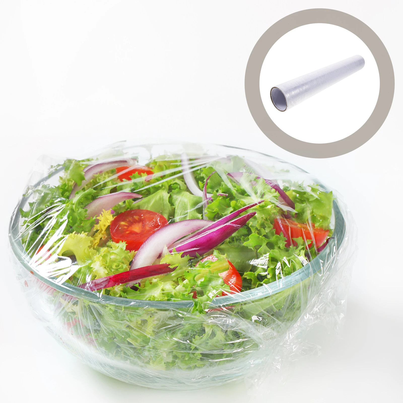 

1 Roll Disposable Food Cling Wrap Roll Film Food Save Wrap with Slide (2000x30cm)