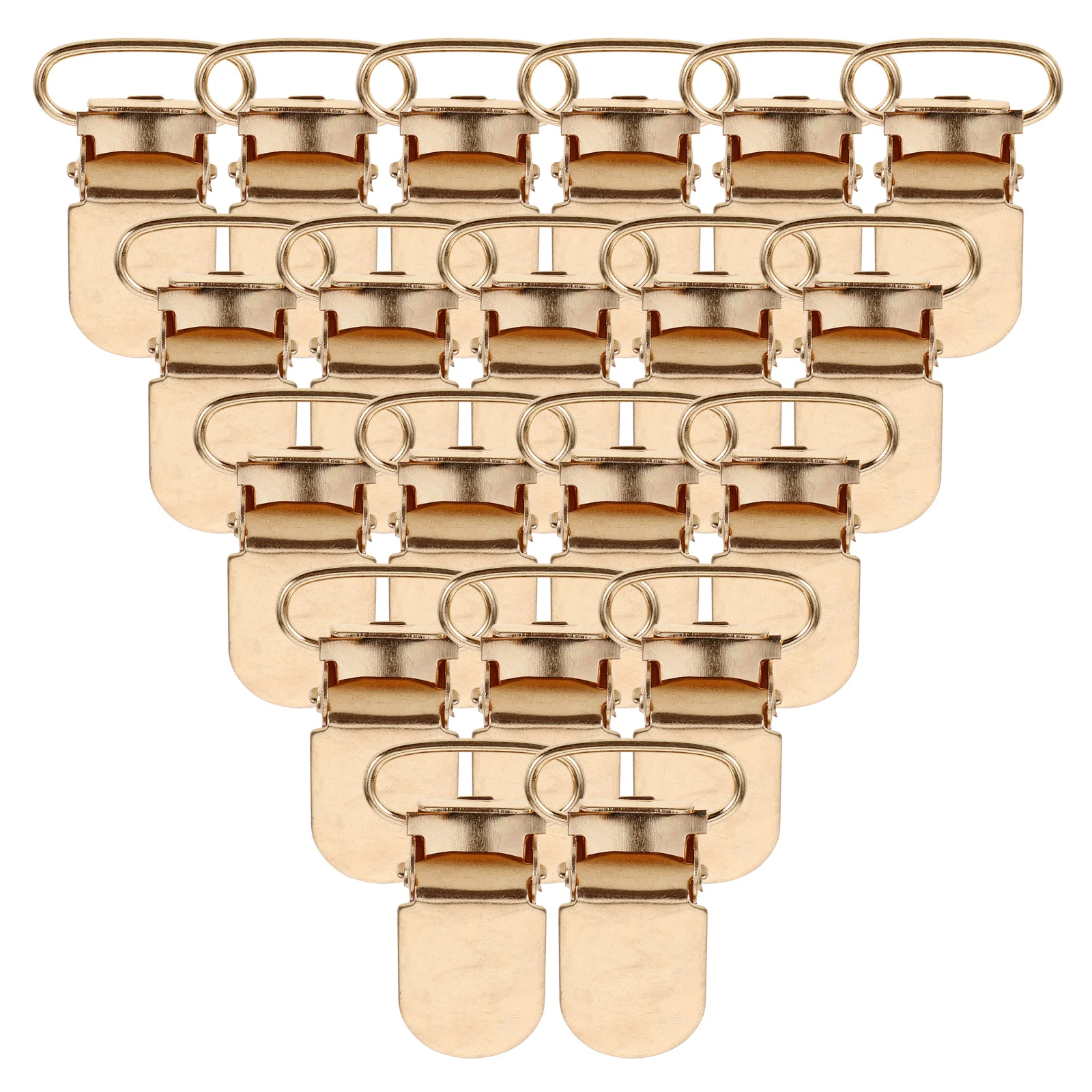 

20Pcs Garters Buckles Durable Iron Non-Slip Adjustable Sock Clamp Suspender Clips for Men Women Unisex Garter Strap Buckle