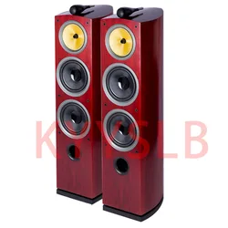 250W 8-inch Floor Passive Speaker High-fidelity Three-way Surround Speaker Nautilus Speaker High-end Home Theater Speaker