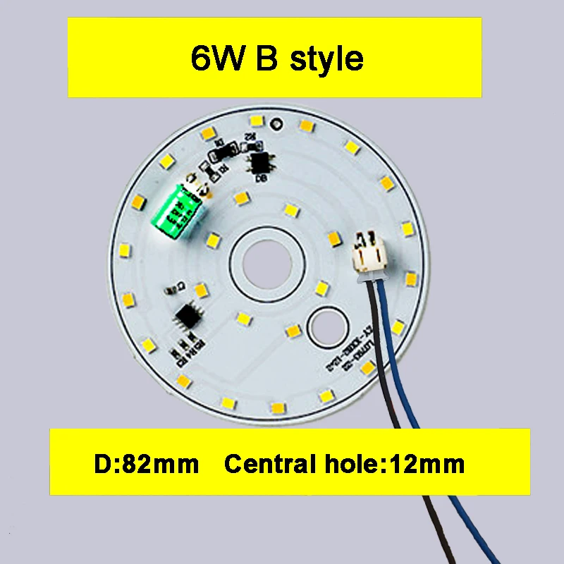 AC 220V Driver-free SMD led Chip 3 Colors Tri-color Aluminum Pcb Base