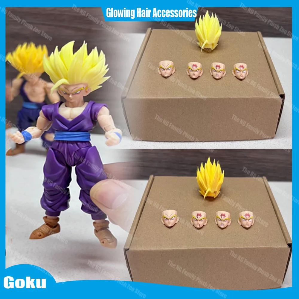 Tigery 2.0 Dragon Ball Shf Super Saiya Ssj2 Gohan Anime Action Figurine Heads Accessories Collectible Toys Gift In Stock