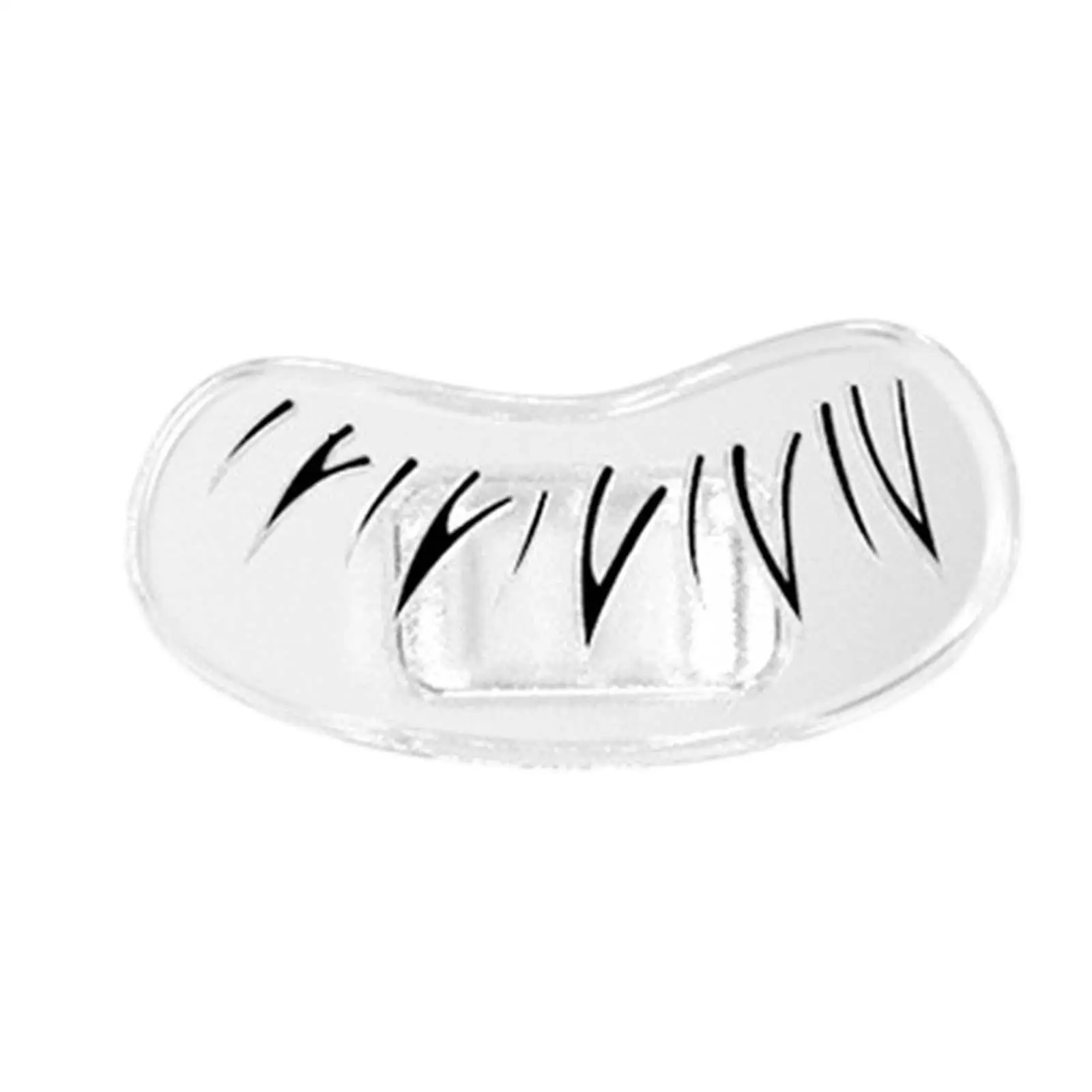 2Pcs Lazy Quick Makeup under Eyelash Template Faux False Eyelash Eyeliner Stamp