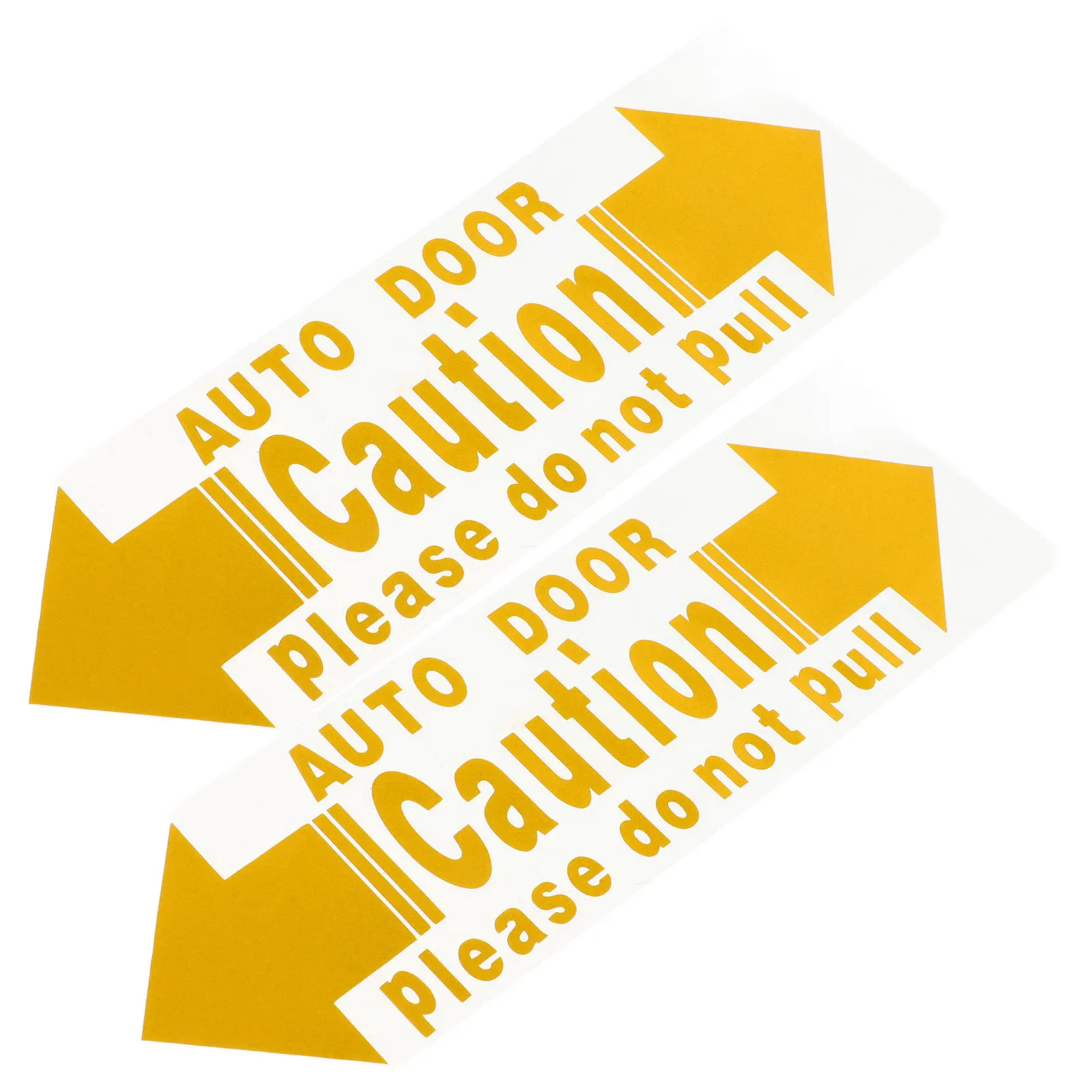 

2Pcs Car Door Open Warning Stickers Caution Automatic Door Sticker Adhesive Vehicle Warning Decals Safety Reminder