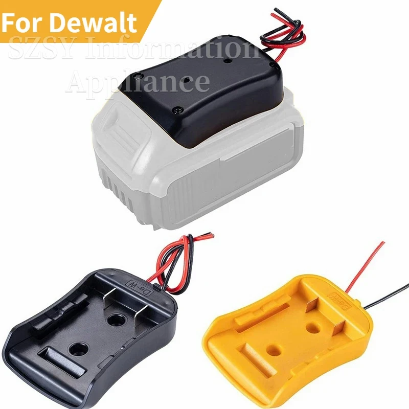 Adapter Power Wheels do akumulatorów litowych DEWALT 18V 20V Max, złącze zasilania, adapter wyjściowy do samodzielnego montażu z przewodami 14 AWG — zdjęcie 5