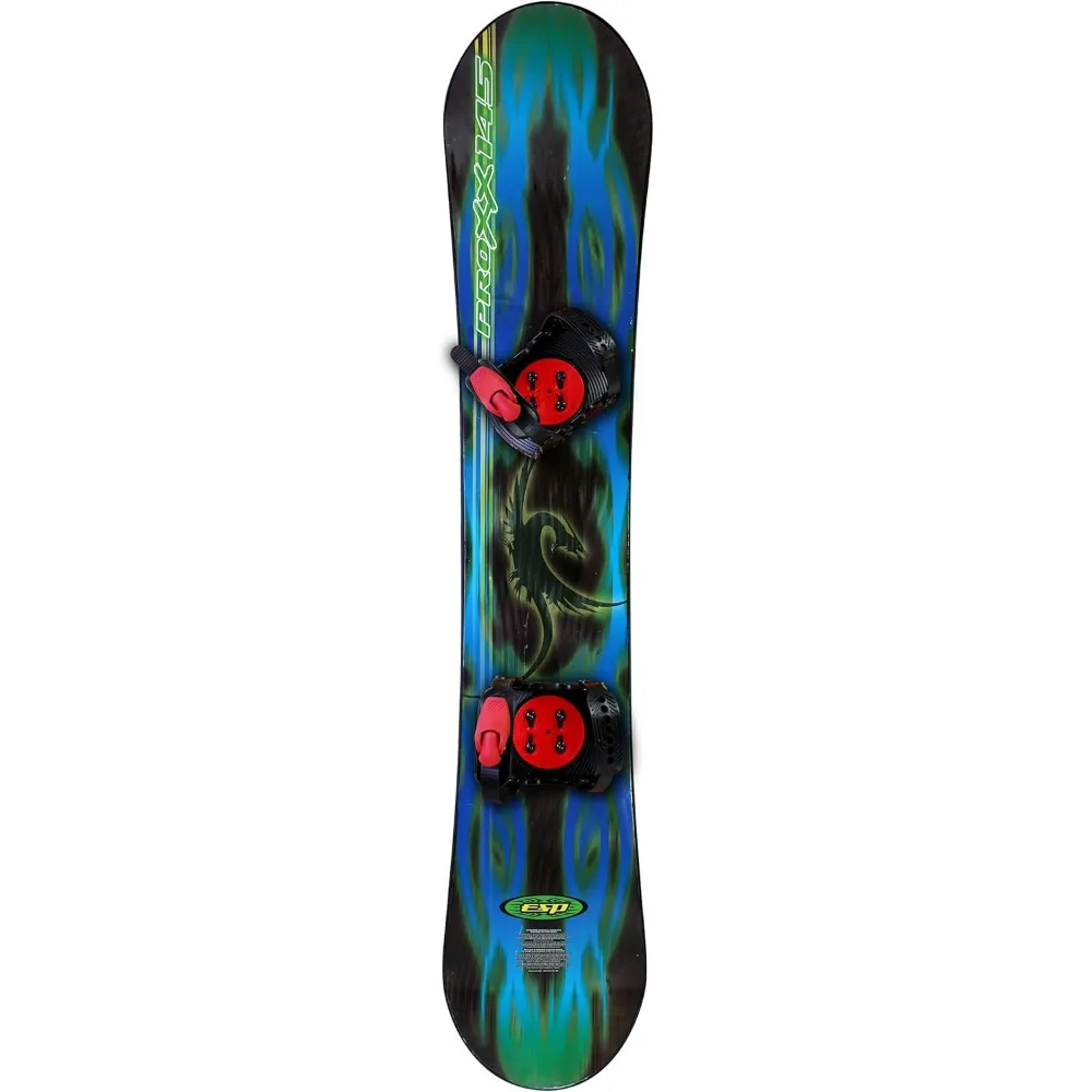 Snowboards 145 cm Freeride Snowboard - Flex Bindings - Beginner to Professional Snowboard - Solid Core Construction