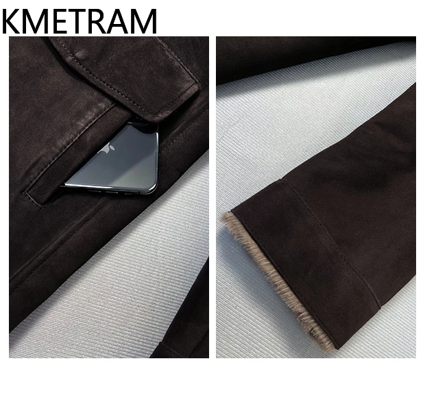 천연 염소 가죽 양털 양면 퍼 재킷 여성 스탠드 칼라 리얼 퍼 코트 겨울 가죽 재킷 여성 의류 2025 шуба