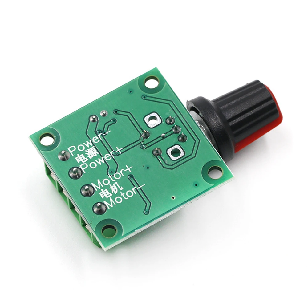 PWM Motor Speed Controller Low Voltage Motor Speed Control Switch DC 1.8V 3V 5V 6V 12V 2A Adjustable Drive Module