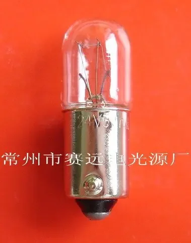 ミニチュア電球,24V, 50ma,ba9s,t10x28,a300,送料無料