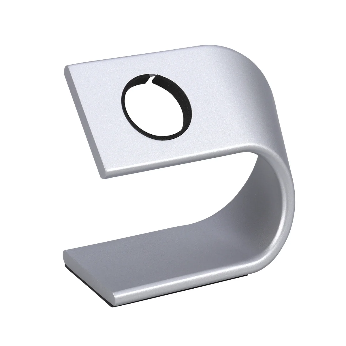 

Watch Stand Cradle Silver U Shaped Solid Sturdy Super-Light Charging Dock Platform Holder Non-Slip Watch Cradle