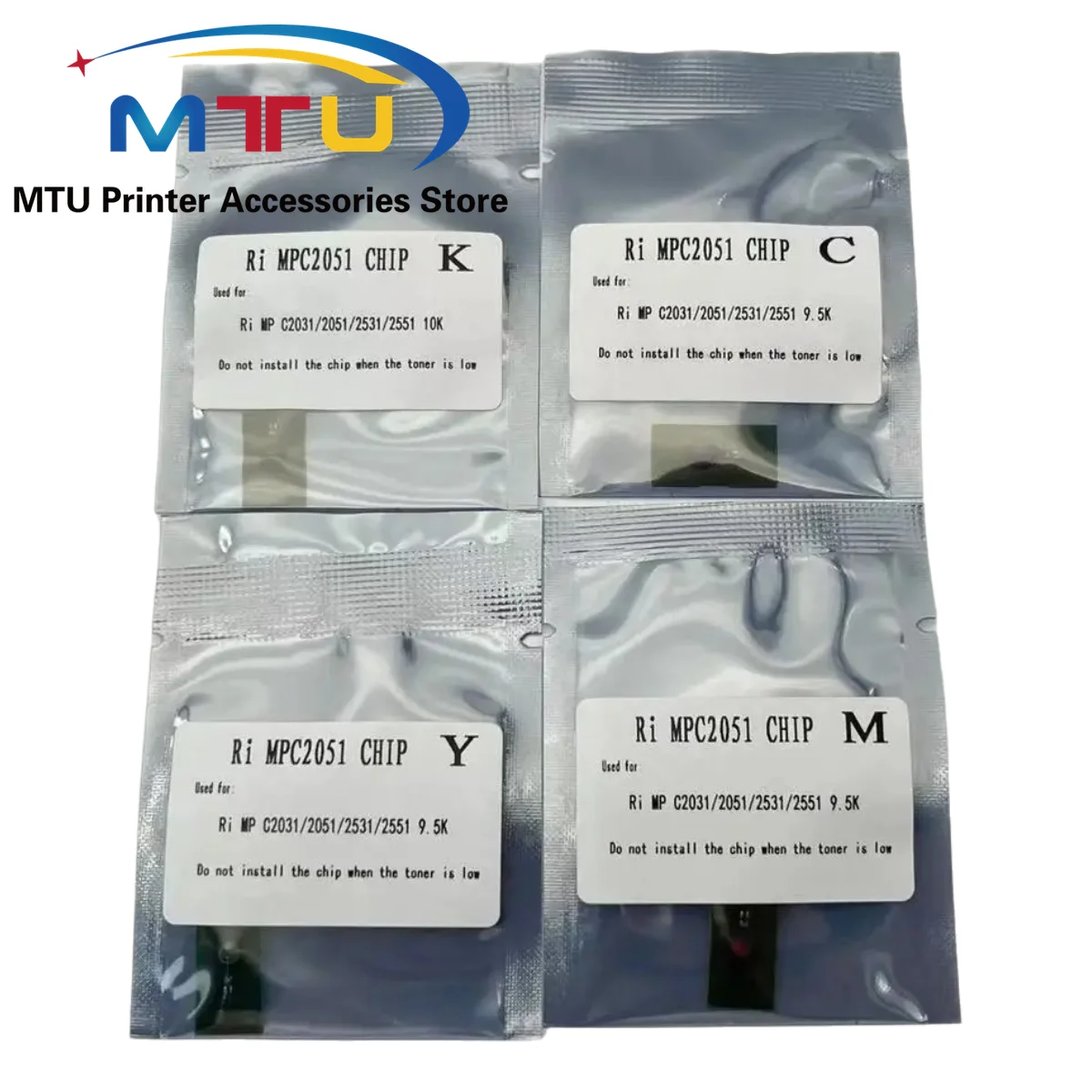 

20PCS Toner Cartridge Chip for Ricoh Aficio MP C2010 MPC2030 MPC2031 MPC2050 MPC2051 MPC2501 MPC2531 MPC2550 MPC2551 MPC2801