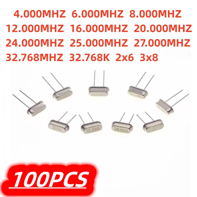 100Pcs/Lot New 4Mhz…