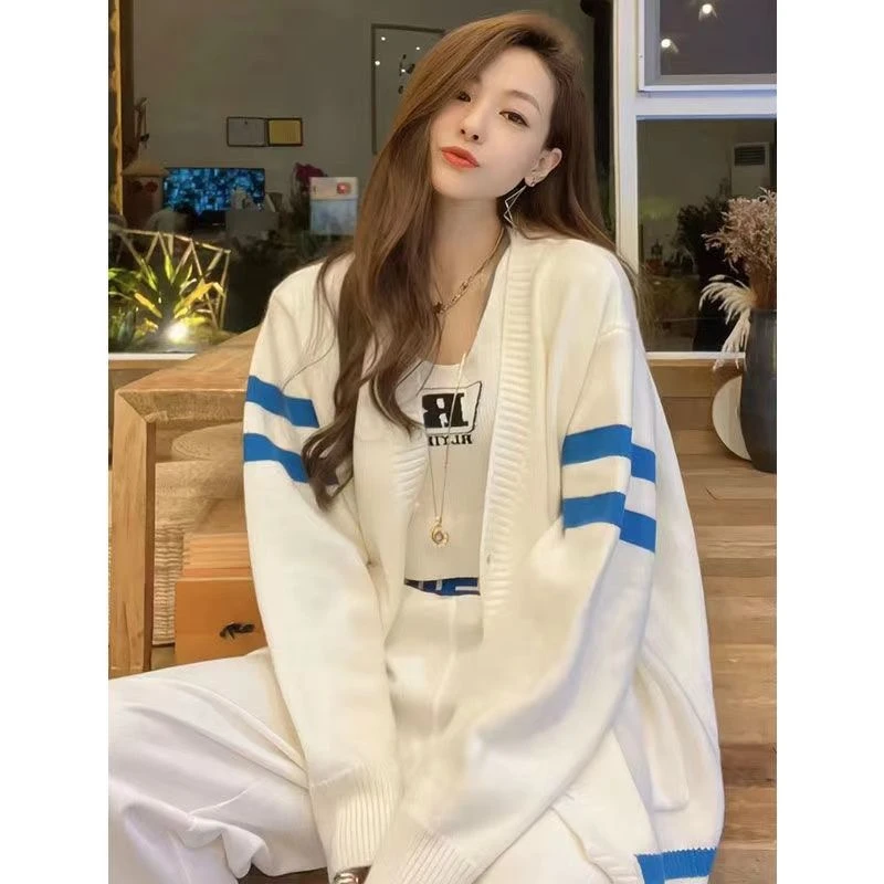 

Dongguan Daliang High-End Knitted Sweater Cardigan Early Spring Jaet No Pilling New 2025 South Oil Knitwear