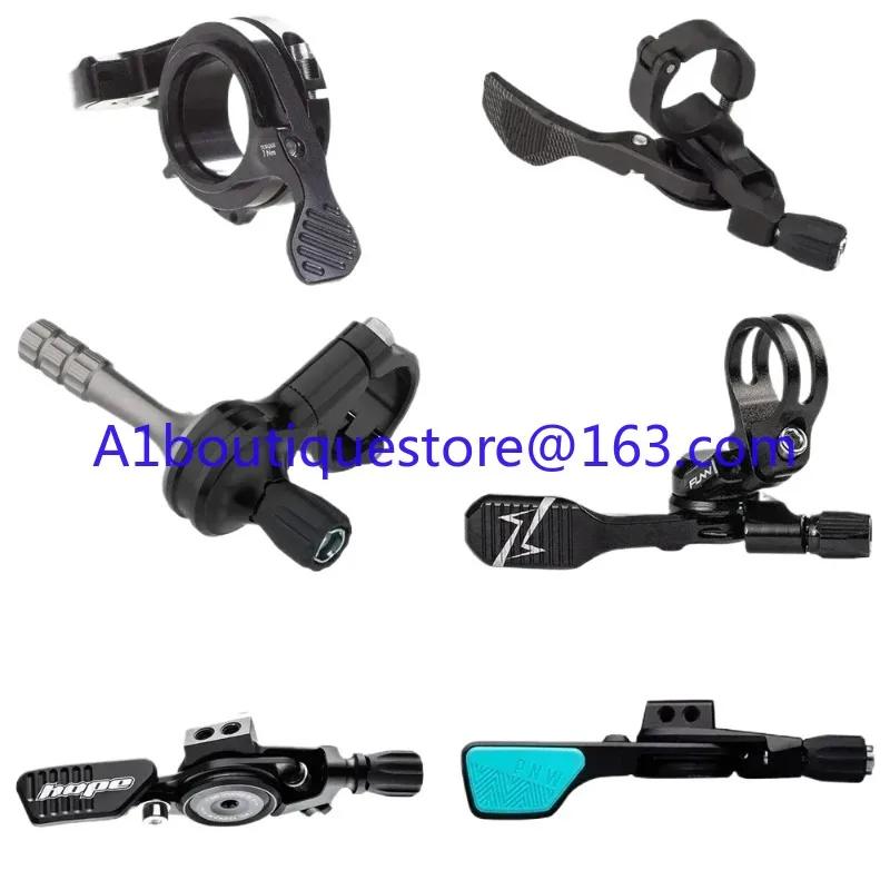 Bike Dropper Mountain Seatpost 4 Way Mount Remote Lever kit fits Both External and Internal Routing droppers