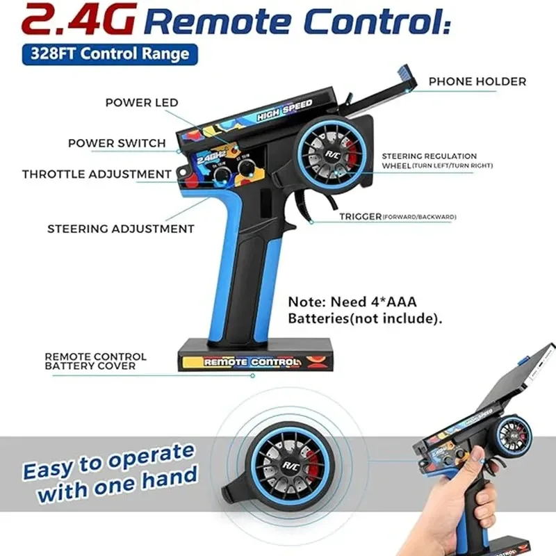 รถบังคับวิทยุ WLtoys 124017 1/12 รุ่น 124007 ขับเคลื่อน 4 ล้อ ความเร็ว 75 กม./ชม. มอเตอร์แบบไร้แปรงถ่าน V8 ขนาด 1:12 รีโมทคอนโทรล 2.4G รถแข่งความเร็วสูงแบบไฟฟ้า ของเล่นบังคับวิทยุ