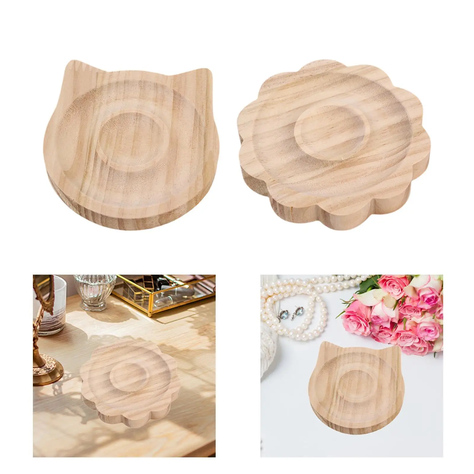 

Bracelet Display Stand Decorative Earring Storage Tray for Brooch Watch Shop