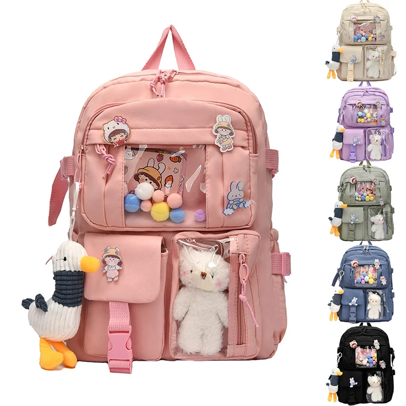 

Women Travel Bag Laptop Backpack Bags High Capacity Multi Pockets Backpack Casual Book Bag