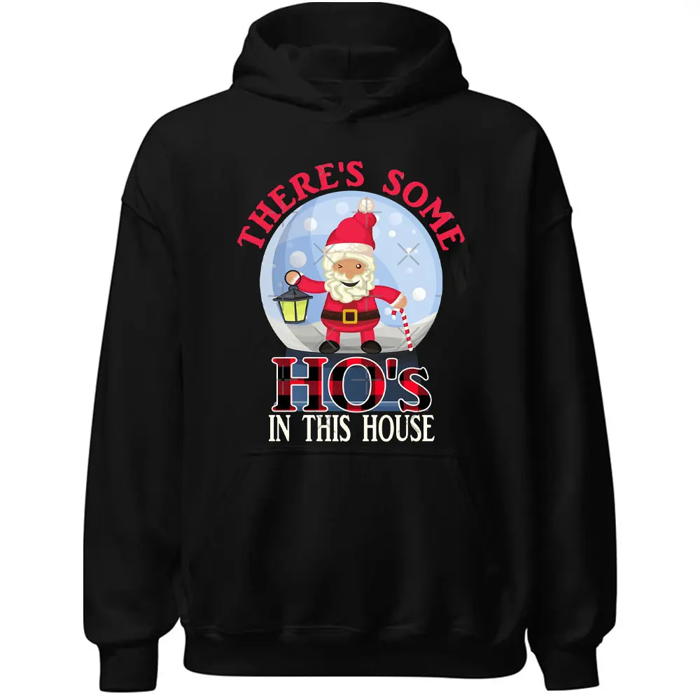 THERE'S SOMEHO'SIN TRIS HOUSE Retro Christian Hoodie Women Men Vintage Long Sleeve Sweatshirts Ropa Hombre Sudaderas Winter Tops