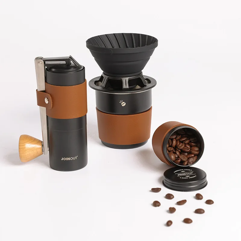 Factory Direct 2026 Top Rated Outdoor Camping Travel Portable Drip Coffee Hand Crank Appliance