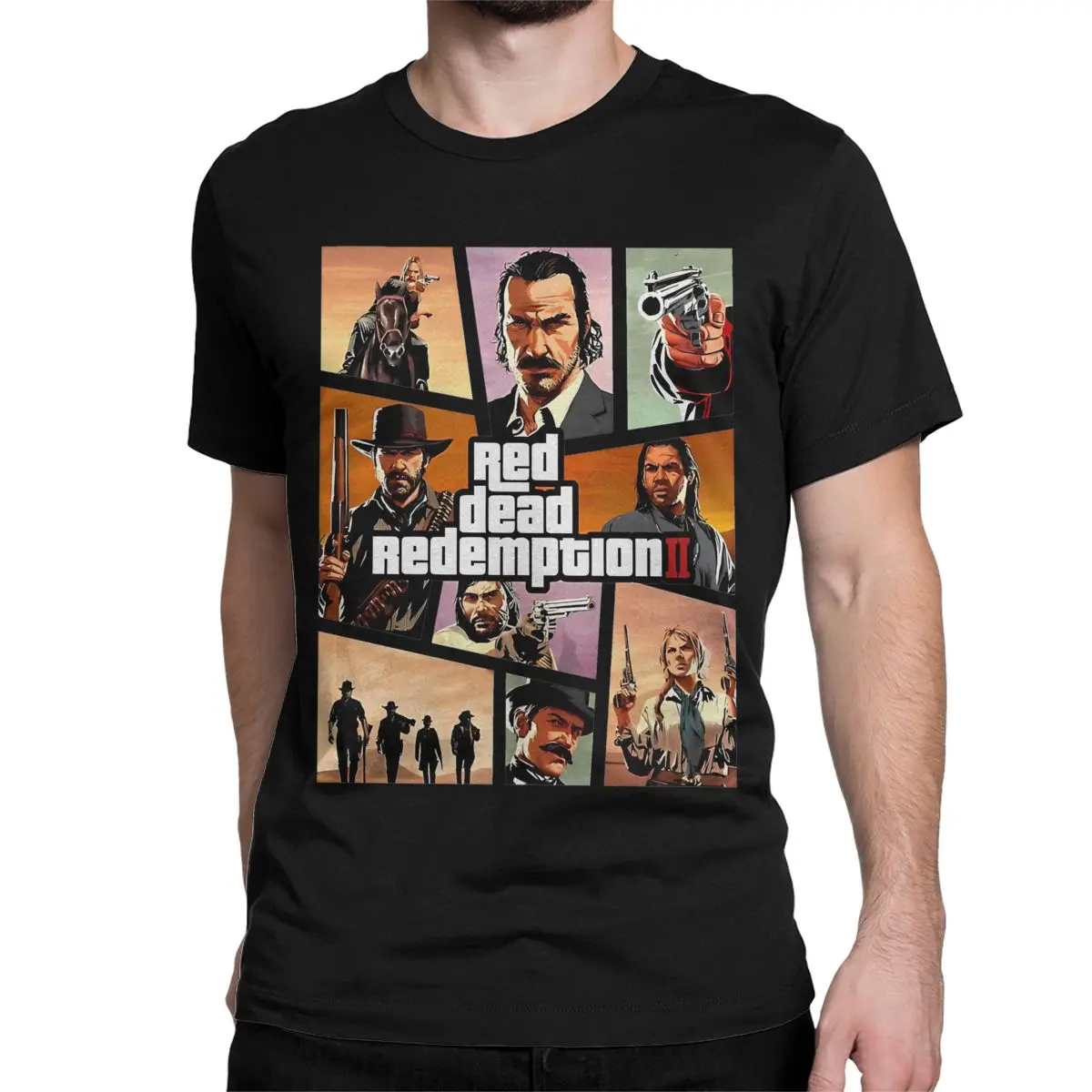 Arthur Morgan Action Game Adventure for Men Women T Shirts Red Dead Redemptions Cool Tee Shirt  T-Shirts Pure Cotton Clothes