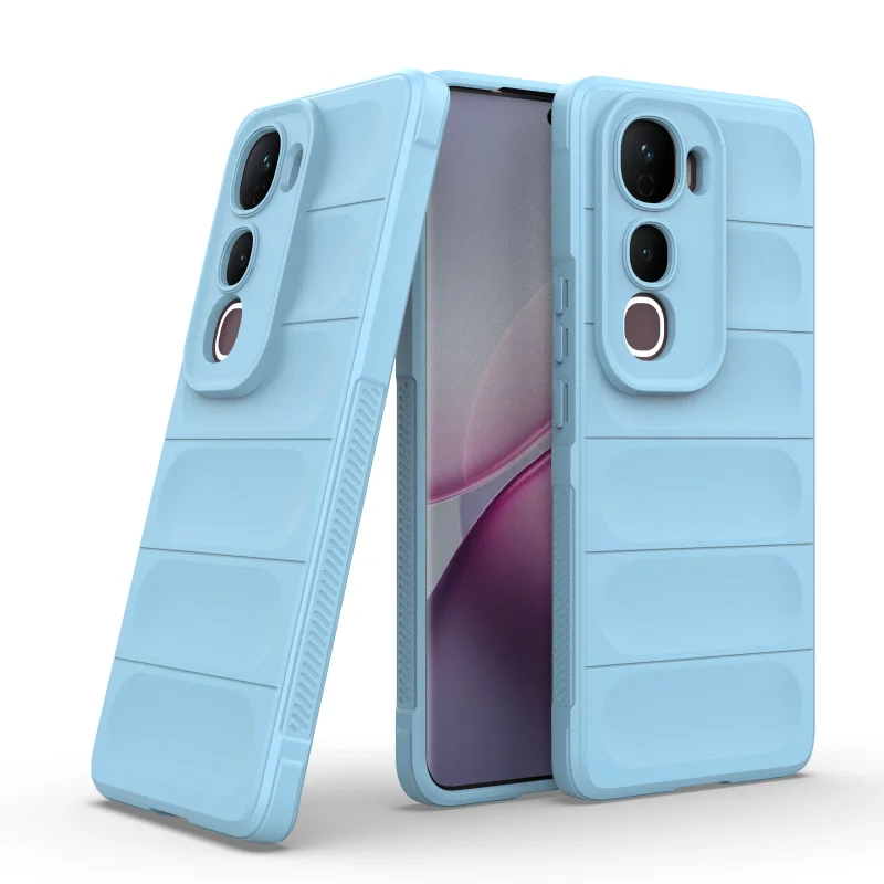 حافظة من البولي يوريثان الحراري ذات ملمس اللمس لهاتف VIVO Y400 Pro 5G الإصدار الهندي، حافظة من السيليكون المقاوم للصدمات #6