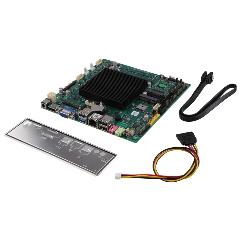 Carte Mère Industrielle J1900 avec Réseau Touristique Gigabit, 6 Ports Série COM, Machine de Contrôle spatirée X86