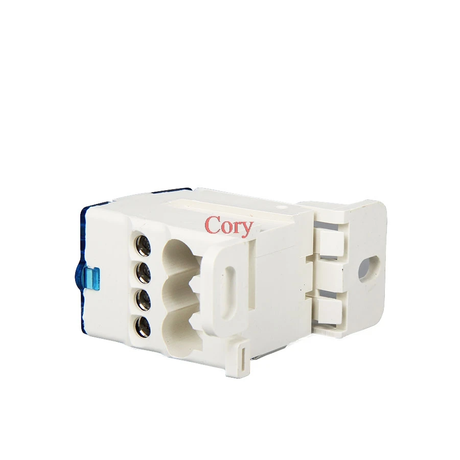 1PC UKK80A Din Rail Terminal Blocks One in several out Power Distribution Box 690V/80A Universal Electric Wire Connector