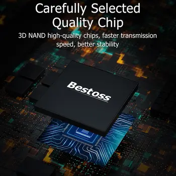 Bestoss 固態硬碟 2.5吋 SATA 介面 120GB 240GB 480GB 硬碟 128GB 256GB 512GB SSD 固態硬碟 適用於筆記型電腦 10 最佳銷售 120GB固態硬碟 - №3