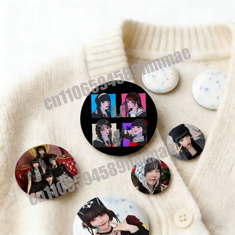 For P-Phantom Siita M-Miu M-Mona R-Rinka H-Hisui Emblem Round Pins Insignia Badge Cover Ornament 32mm Brooch Button Cosplay