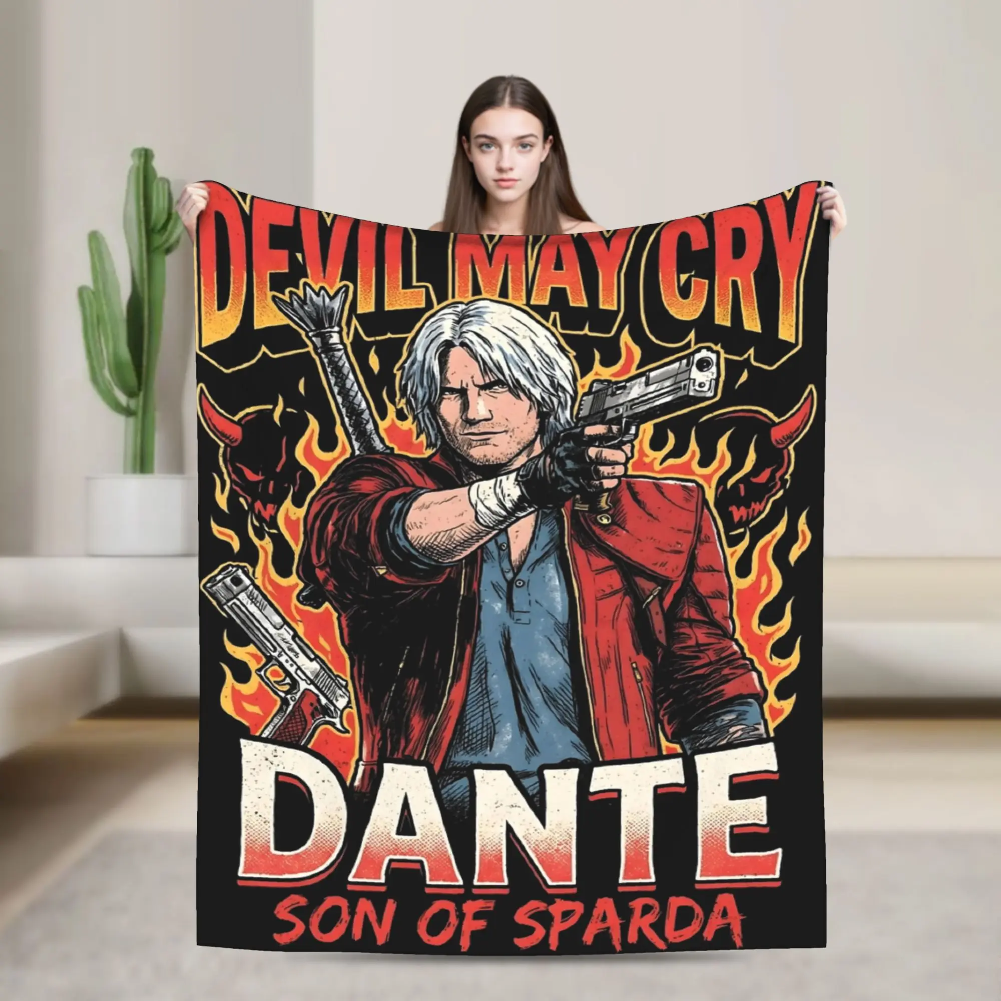 Devils May-Cry 3 Accessories Blanket Ultra Soft  Throw Blankets for Bed 50x60 Inches Multiple Sizes Bedding Throws
