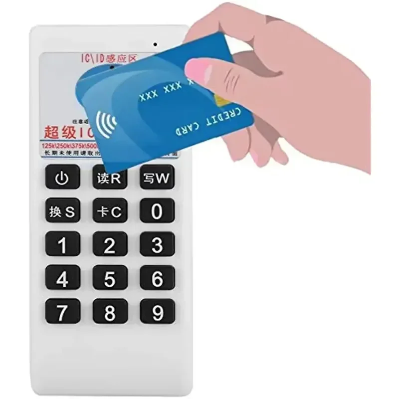 RFID 125khz ID 13.56mhz IC Copier Writer Duplicator Cloner NFC IC Card Reader for EM4305 T5577 CUID UID Changeable Tag Keyfobs view 3