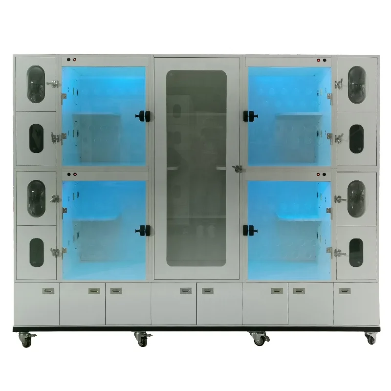 Cat Furniture Pet Products Supplies Indoor Luxury Cat Furniture Villa Houses Hot Sell Customized Multi-layer Cat Cabinet