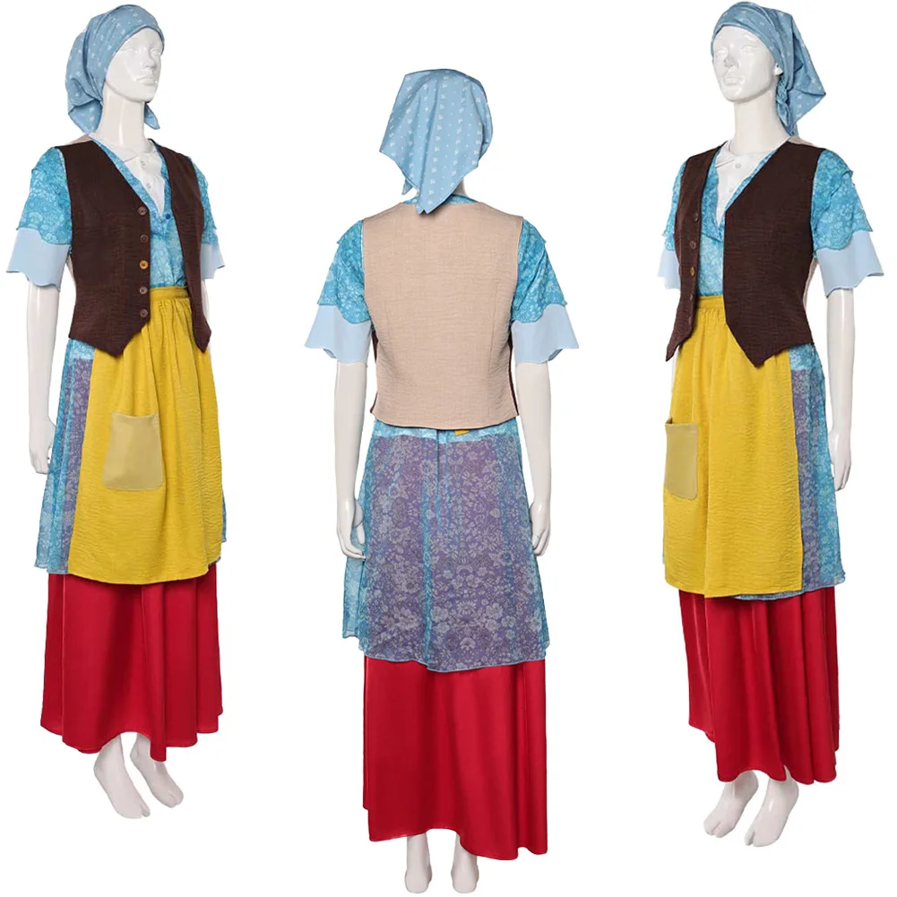 فانتازيا كارولين الساحرة الصغيرة تأثيري الملابس 2018 فيلم Disfraz زي الكبار النساء الخيال هالوين كرنفال ملابس للحفلات #3