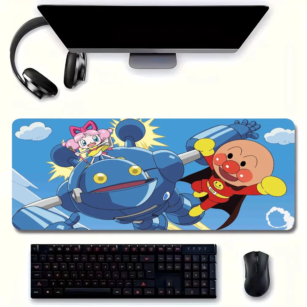 A-Anpanmans Lovely Anime Mousepad Non-slip Suitable For Office Computers Laptops E-sports Game Desk Mats XXL Keyboard