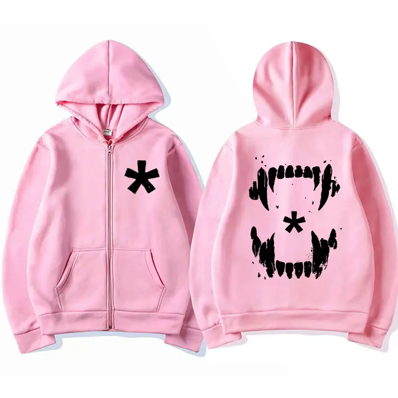 Rapper Playboi Carti Opium Teen X Zipper Hoodies Men Women Fashion